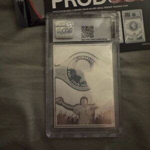 2023 3 gram .999 silver Mike Tyson card new with box . New online 69.99-79.99